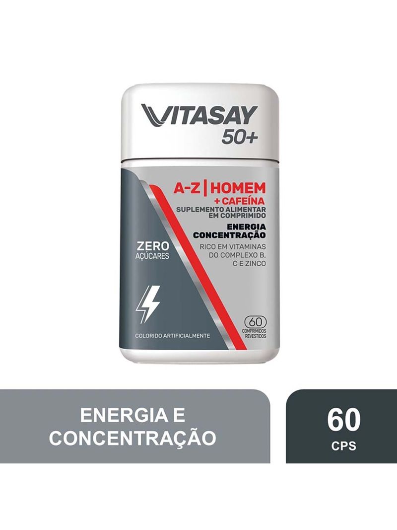 Vitasay-50--A-z-Homem---Cafeina-Com-60-Comprimidos-Revestidos