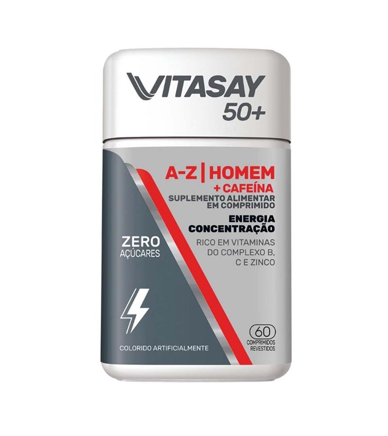 Vitasay-50--A-z-Homem---Cafeina-Com-60-Comprimidos-Revestidos