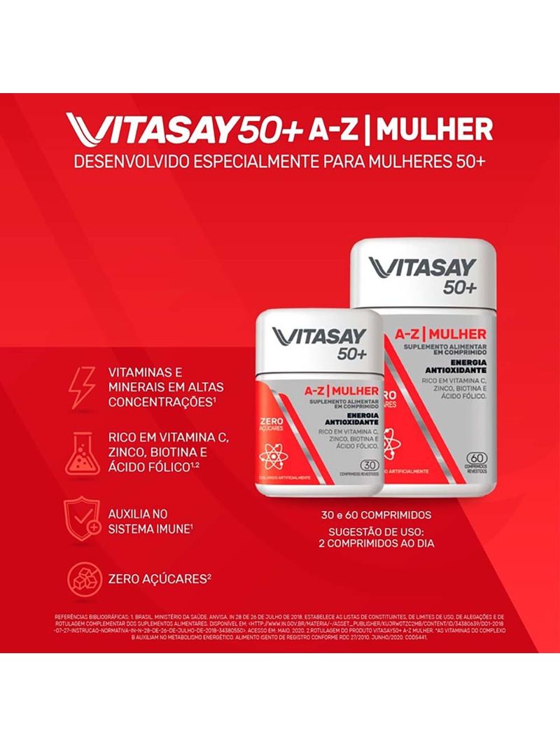Vitasay-50--A-z-Mulher-Com-60-Comprimidos-Revestidos