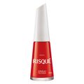 Esmalte Risque 8ml Cremoso Vermelho Felicidade