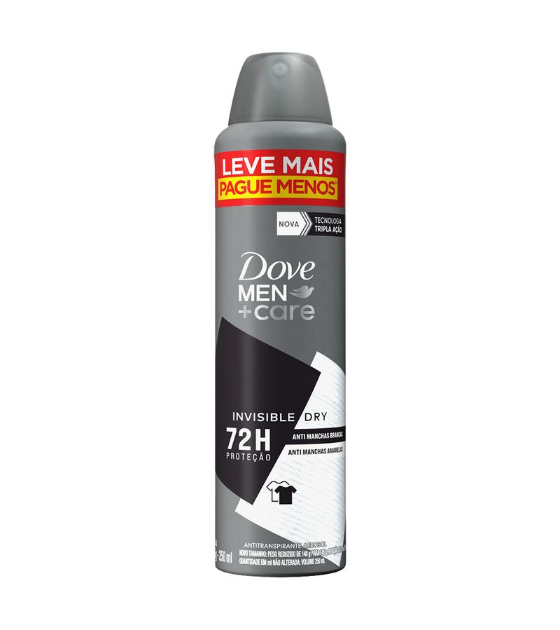 Desodorante-Dove-Masculino-250ml-Leve---Pague---Aerossol-Invisible-Dry--Especial