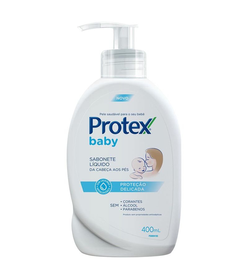 Sabonete-Protex-Baby-Liquido-400ml-Protecao-Delicada-Pump