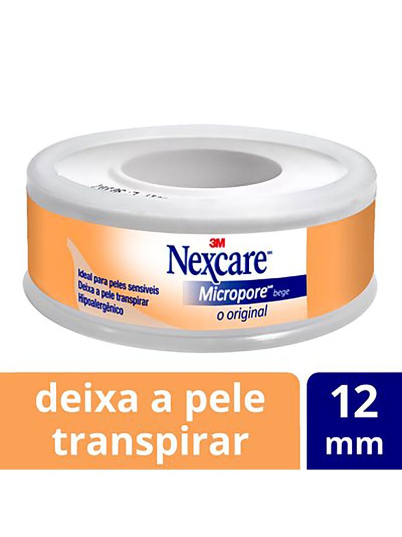 Fita-Micropore-3m-Nexcare-Bege-12mmx45m