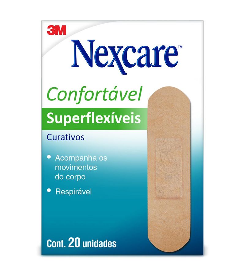 Curativos-3m-Nexcare-Superflexiveis-Com-20-Unidades