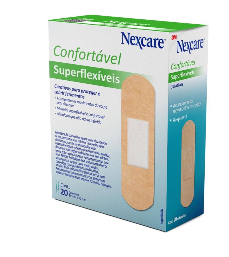 Curativos-3m-Nexcare-Superflexiveis-Com-20-Unidades