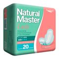 Absorvente Natural Master Lady Com 20 Fluxo Leve