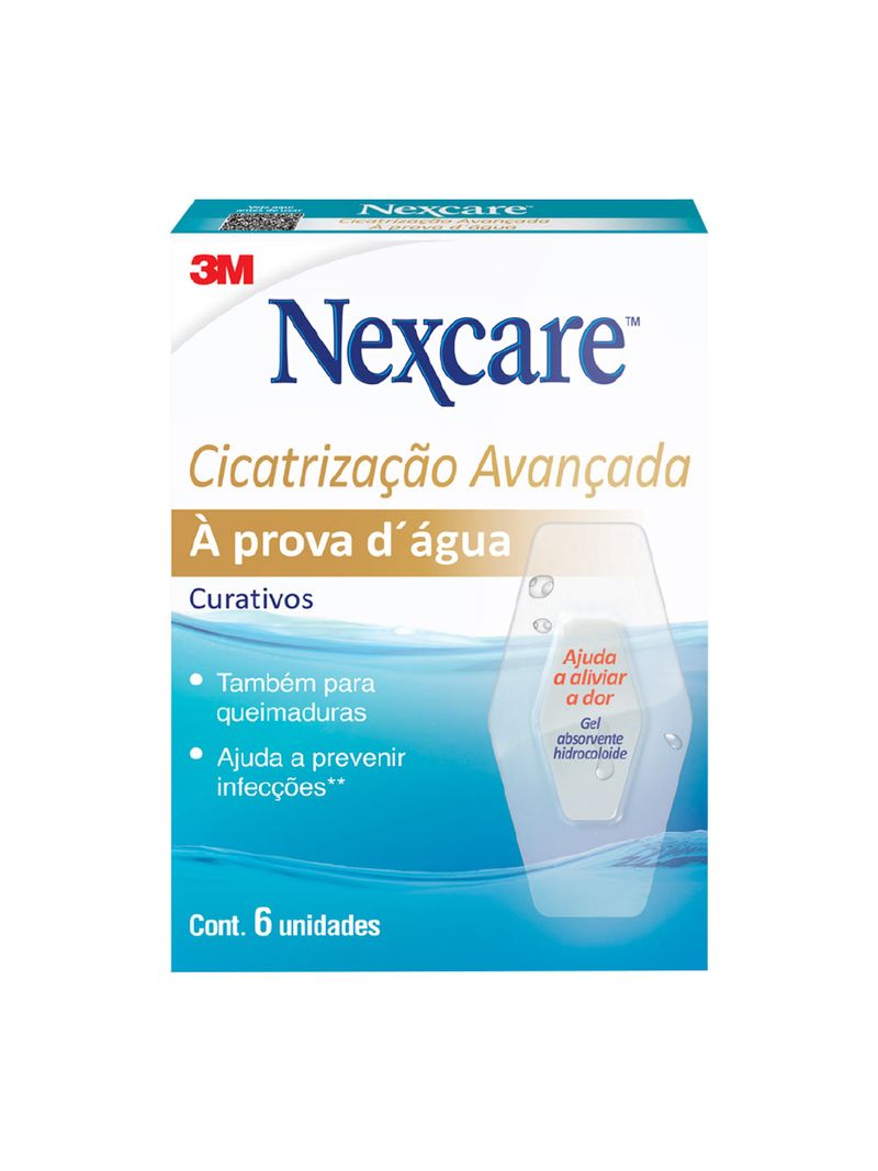 Curativo-3m-Nexcare-Com-6-Adesivos-Cicatrizacao-Avancada