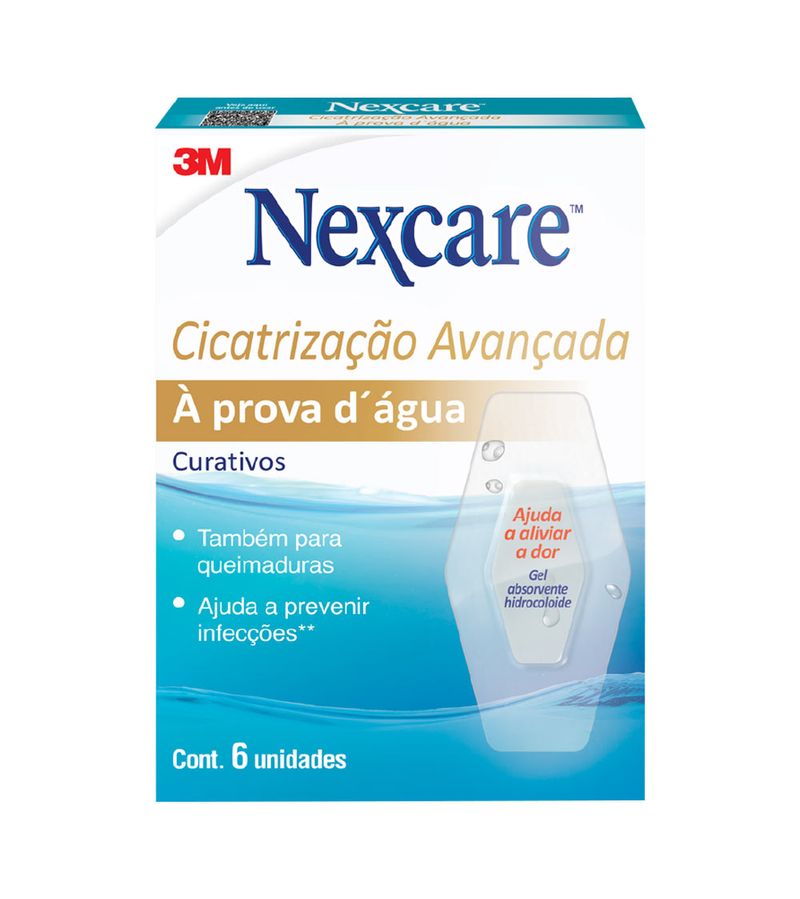 Curativo-3m-Nexcare-Com-6-Adesivos-Cicatrizacao-Avancada