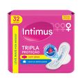 Absorvente Intimus Tripla Protecao Com Abas Suave 32 Unidades