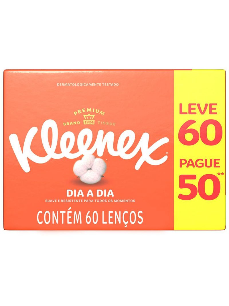Lenco-De-Papel-Kleenex-Dia-A-Dia-Leve-60-Pague-50-Unidades