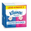 Lenco De Papel Kleenex Dia A Dia Leve 4 Pague 3 Pacotes