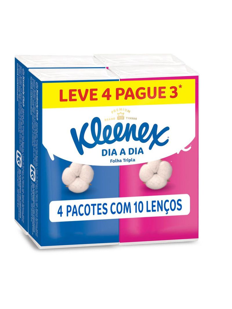 Lenco-De-Papel-Kleenex-Dia-A-Dia-Leve-4-Pague-3-Pacotes