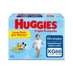 Fralda-Huggies-Tripla-Protecao-Com-66-Leve---Pague---Tamanho-Xg-Hiper--Especial