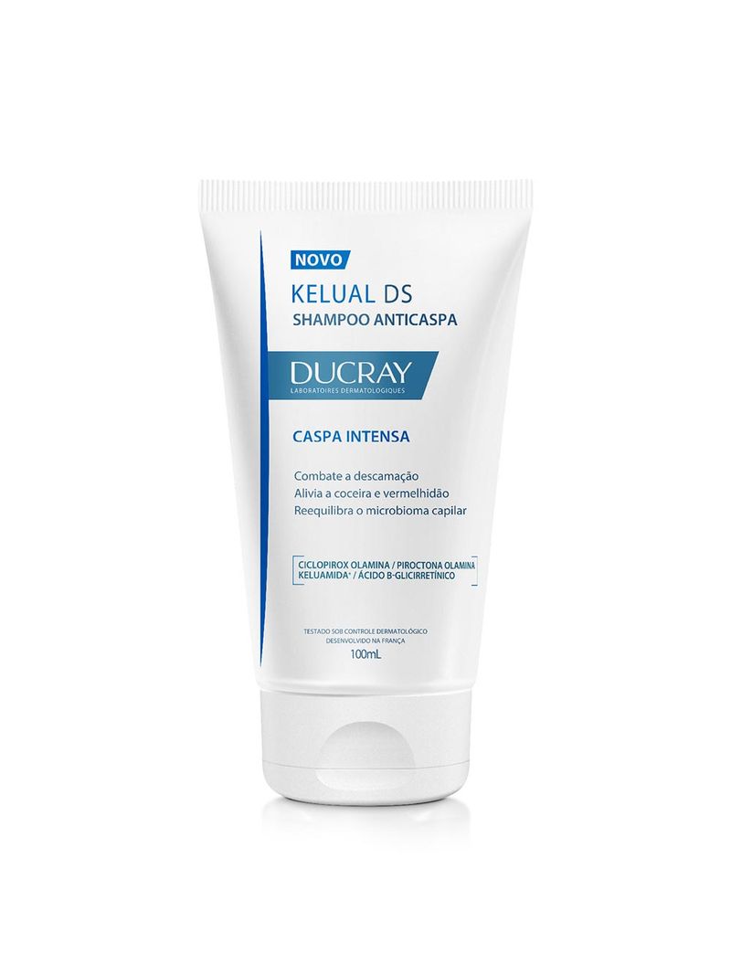Shampoo-Kelual-Ds-Ducray-100ml-Anticaspa