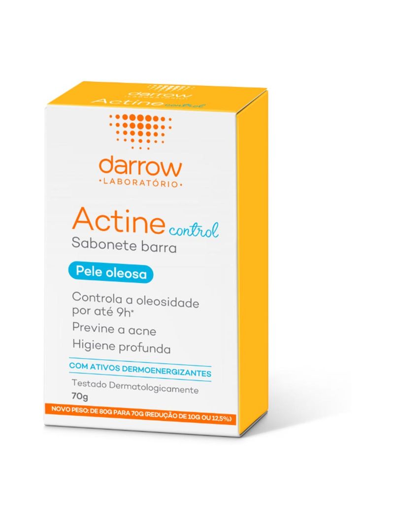 Sabonete Em Barra Actine Control Pele Oleosa 70g