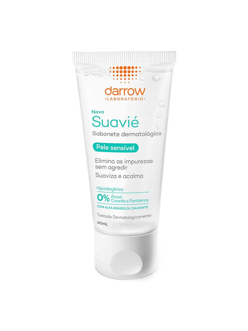 SUAVIE SABONETE LIQUIDO 60ML PELE SENSIVEL