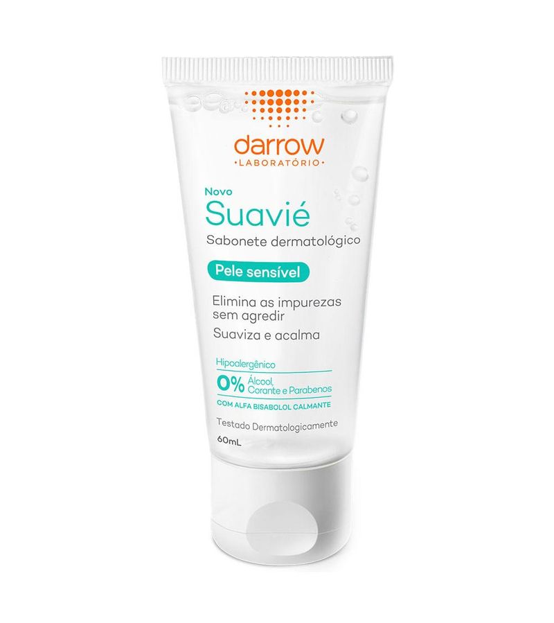 SUAVIE SABONETE LIQUIDO 60ML PELE SENSIVEL