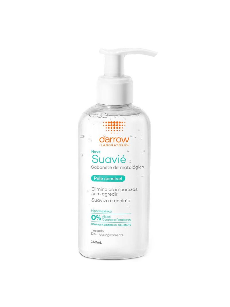 SUAVIE SABONETE LIQUIDO 140ML PELE SENSIVEL