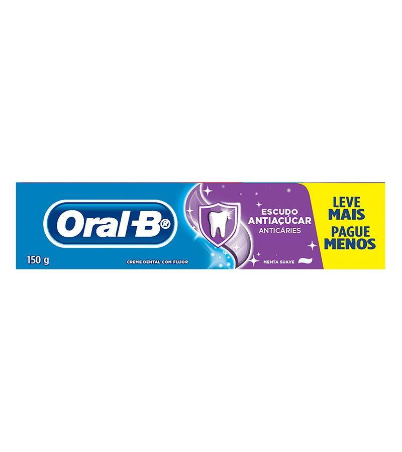 Creme-Dental-Oral-B-150gr-Leve---Pague---Escudo-Antiacucar-Especial