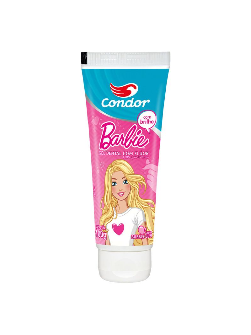 Gel-Dental-Condor-Barbie-100gr-Bubble-Gum