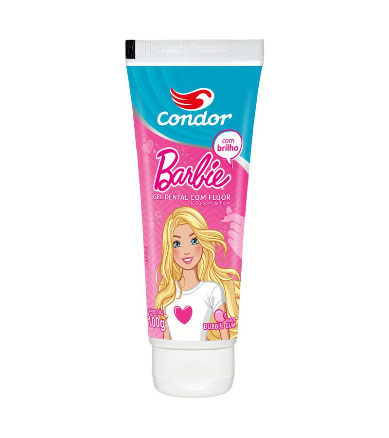 Gel-Dental-Condor-Barbie-100gr-Bubble-Gum