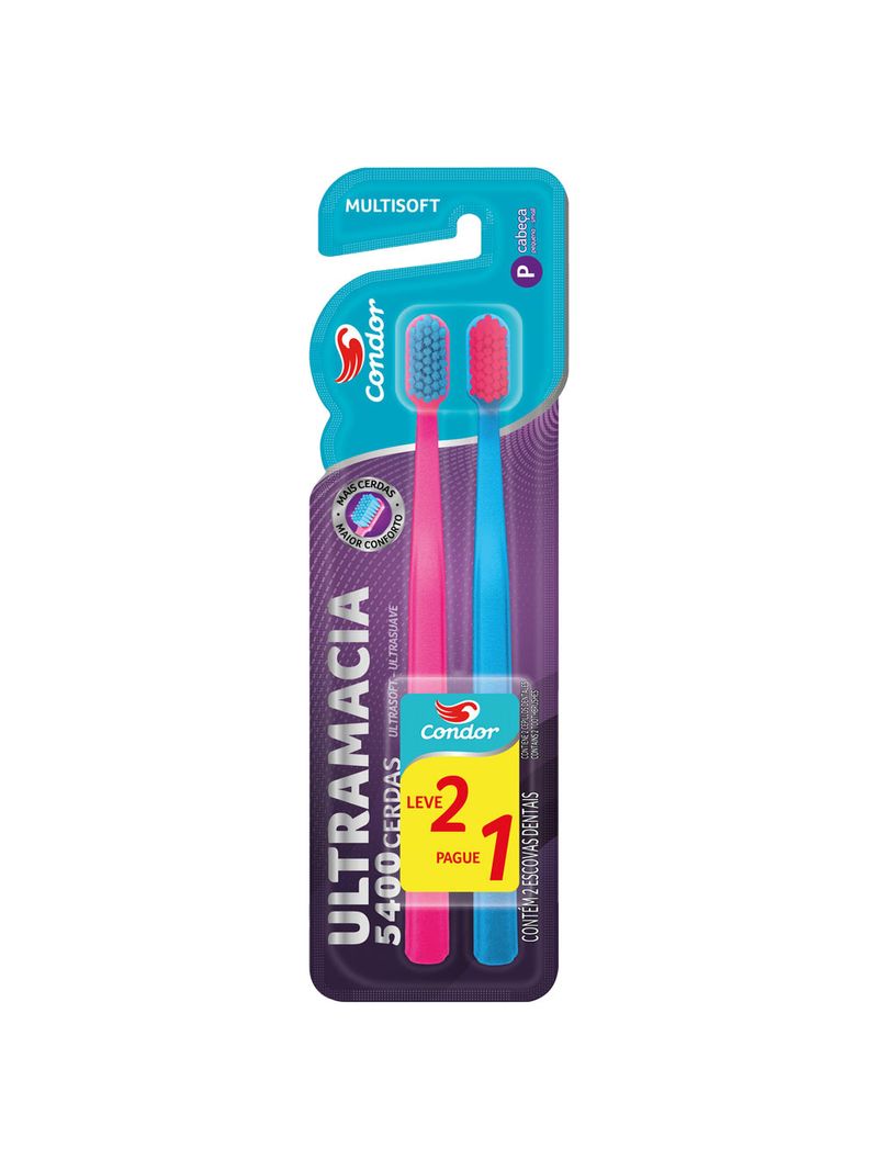 Escova-Dental-Condor-Leve-2-Pague-1-Multisoft-Ultramacia-Especial
