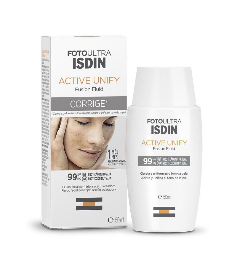 Isdin-Active-Unify-Clareador-Sem-Cor-Fps99-50ml