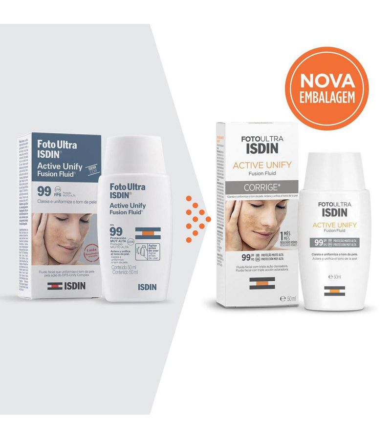 Isdin-Active-Unify-Clareador-Sem-Cor-Fps99-50ml