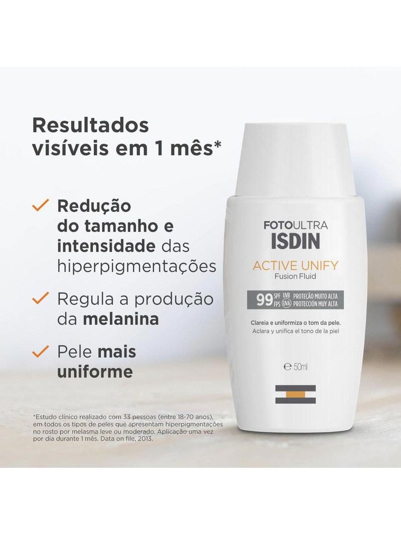 Isdin-Active-Unify-Clareador-Sem-Cor-Fps99-50ml