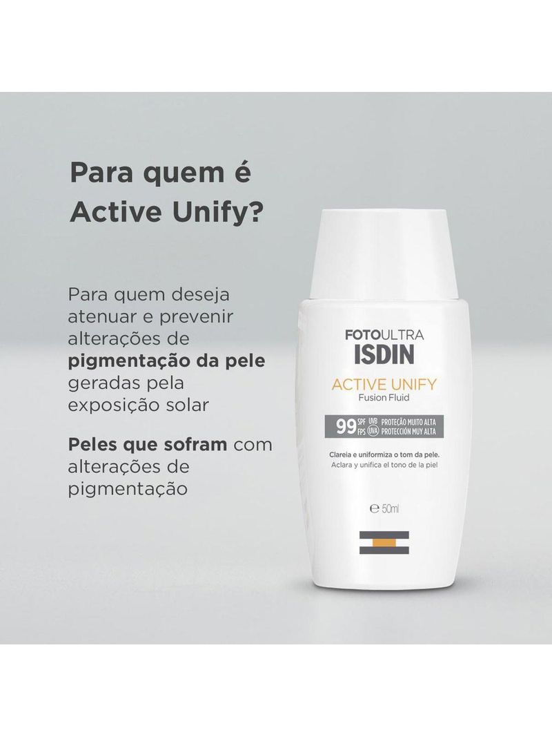 Isdin-Active-Unify-Clareador-Sem-Cor-Fps99-50ml