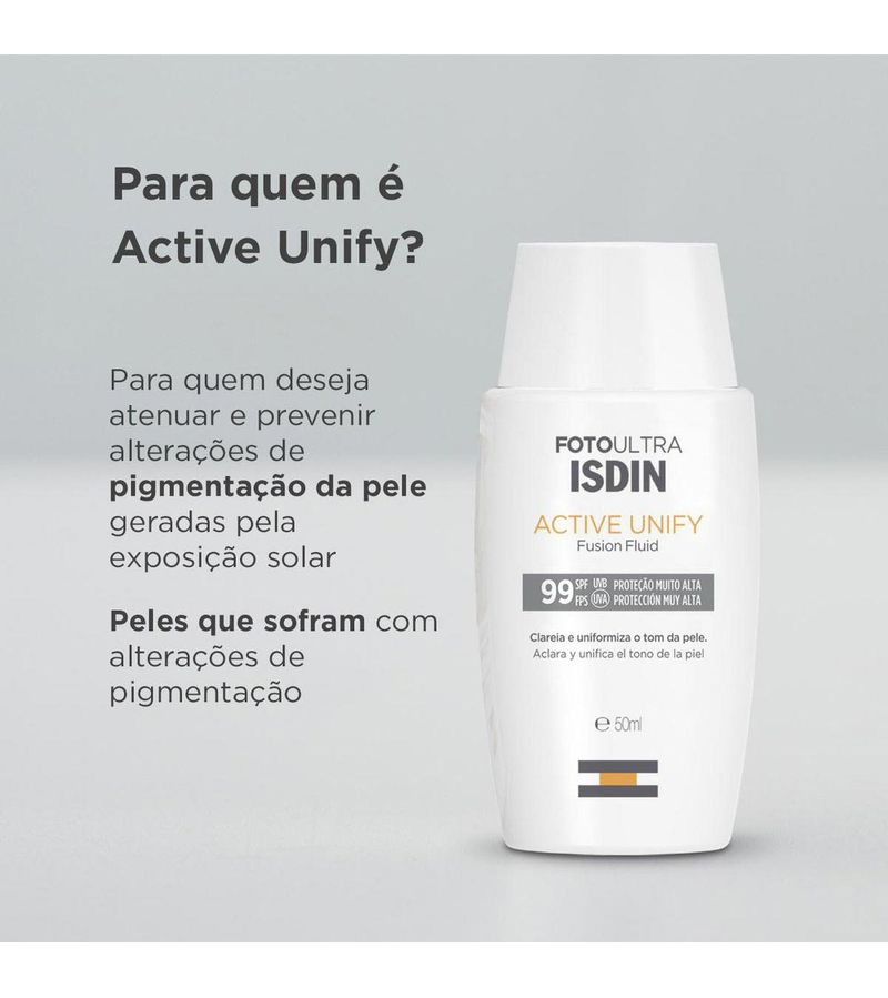 Isdin-Active-Unify-Clareador-Sem-Cor-Fps99-50ml