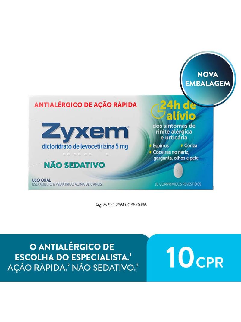 Zyxem-5mg-Com-10-Comprimidos
