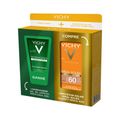 Vichy Soleil Protetor Solar 40g Fps60 Cor Media  + Gel Para Limpeza  Normaderm 40gr Especial