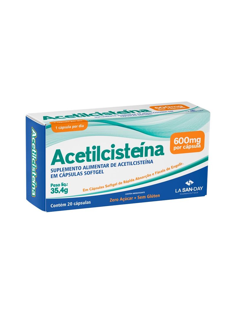 Acetilcisteina-Lasanday-Com-20-Capsulas-600mg