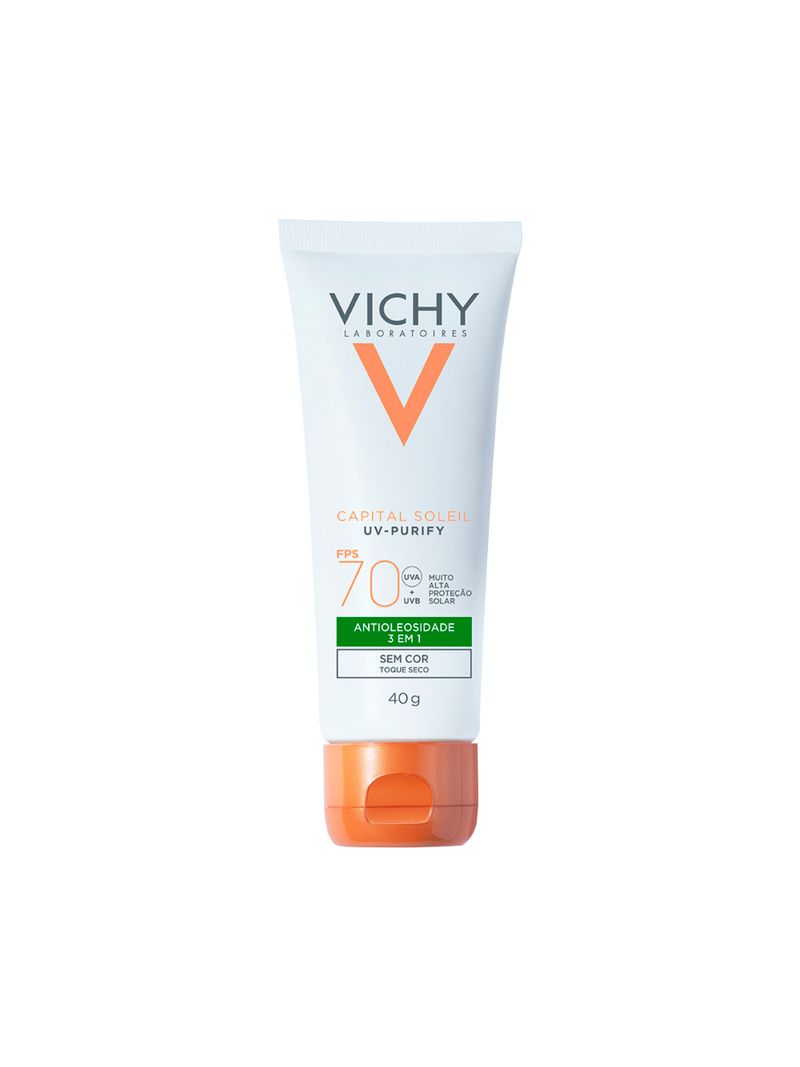 Vichy-Capital-Soleil-Uv-purify-40gr-Fps70-Antioleosidade