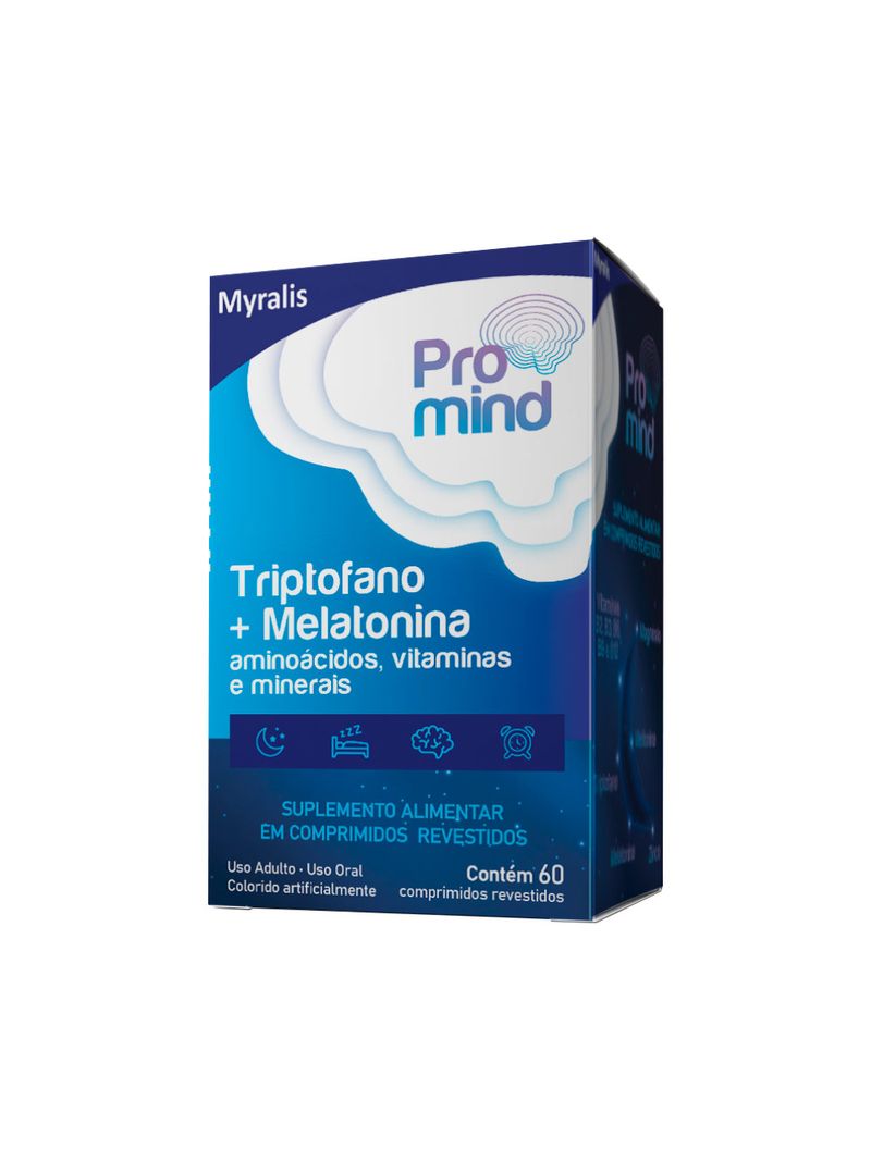 Promind-Triptofano-melatonina-Com-60-Comprimidos-Revestidos