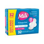 Absorvente-Mili-Protecao-Total-Com-32-Leve-pg-suave-Com-Abas-Especial