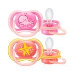 Chupeta-Avent-Ultra-Air-Com-2-Baleia-estrela-6-18-Meses