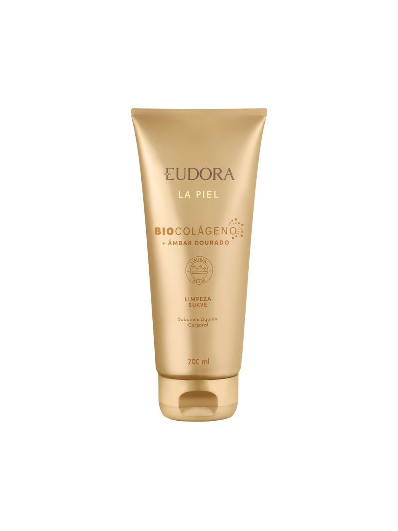 Sabonete-Liquido-Eudora-La-Piel-200ml-Ambar-Dourado