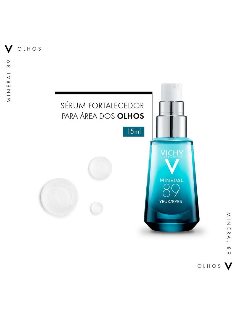 Vichy Minéral 89 Olhos Sérum Hidratante Anti-idade 15ml