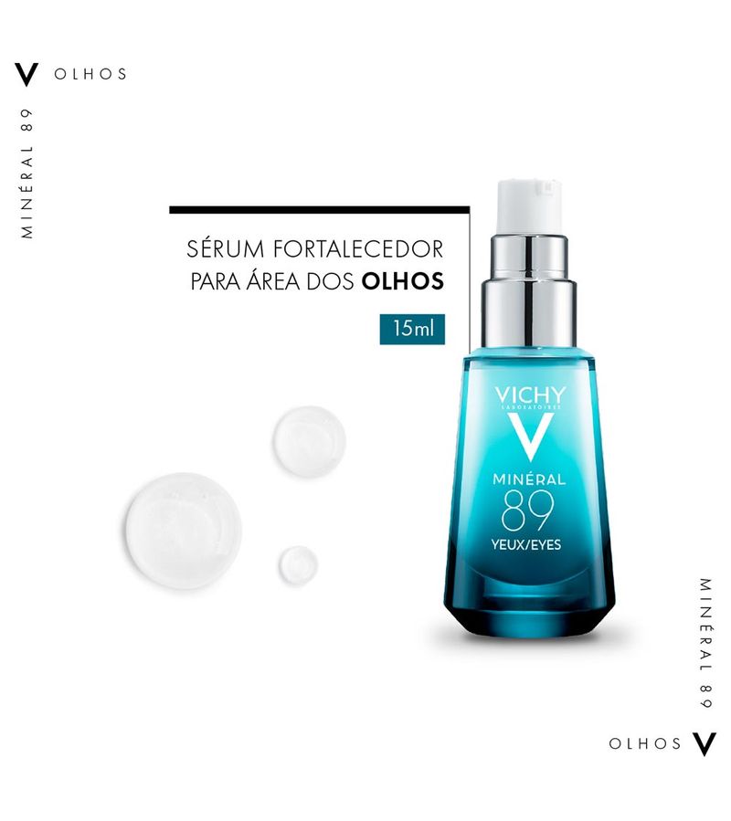 Vichy Minéral 89 Olhos Sérum Hidratante Anti-idade 15ml