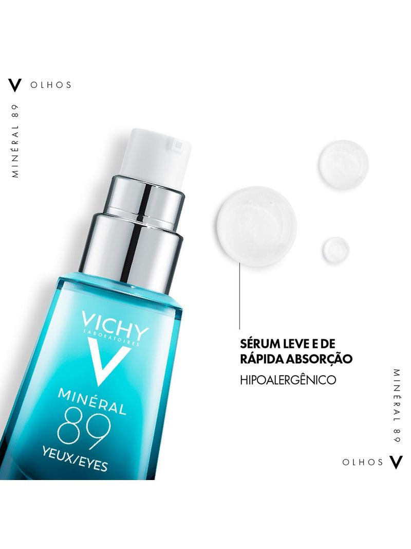 Vichy Minéral 89 Olhos Sérum Hidratante Anti-idade 15ml