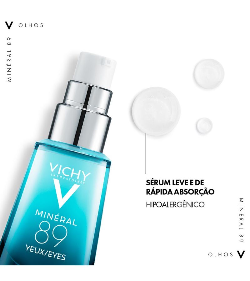 Vichy Minéral 89 Olhos Sérum Hidratante Anti-idade 15ml