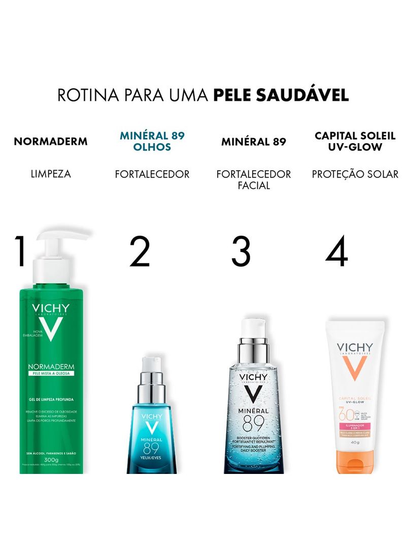 Vichy Minéral 89 Olhos Sérum Hidratante Anti-idade 15ml