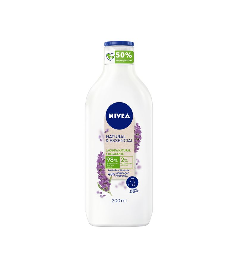 Hidratante-Nivea-Natural-Essencial-200ml-Lavanda