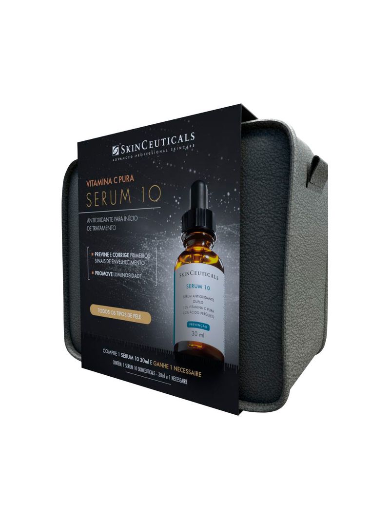 Skinceuticals-Serum-10-30ml-Gotas---Necessaire-Esp