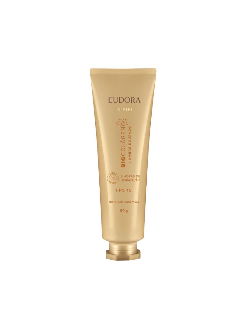 Creme-Para-Maos-Eudora-La-Piel-Ambar-Dourado
