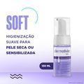 Dermotivin Soft Sabonete Foam Espuma De Limpeza 130ml