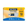 Fralda Bigfral Geriatrica Derma Plus C/18 Tam.m