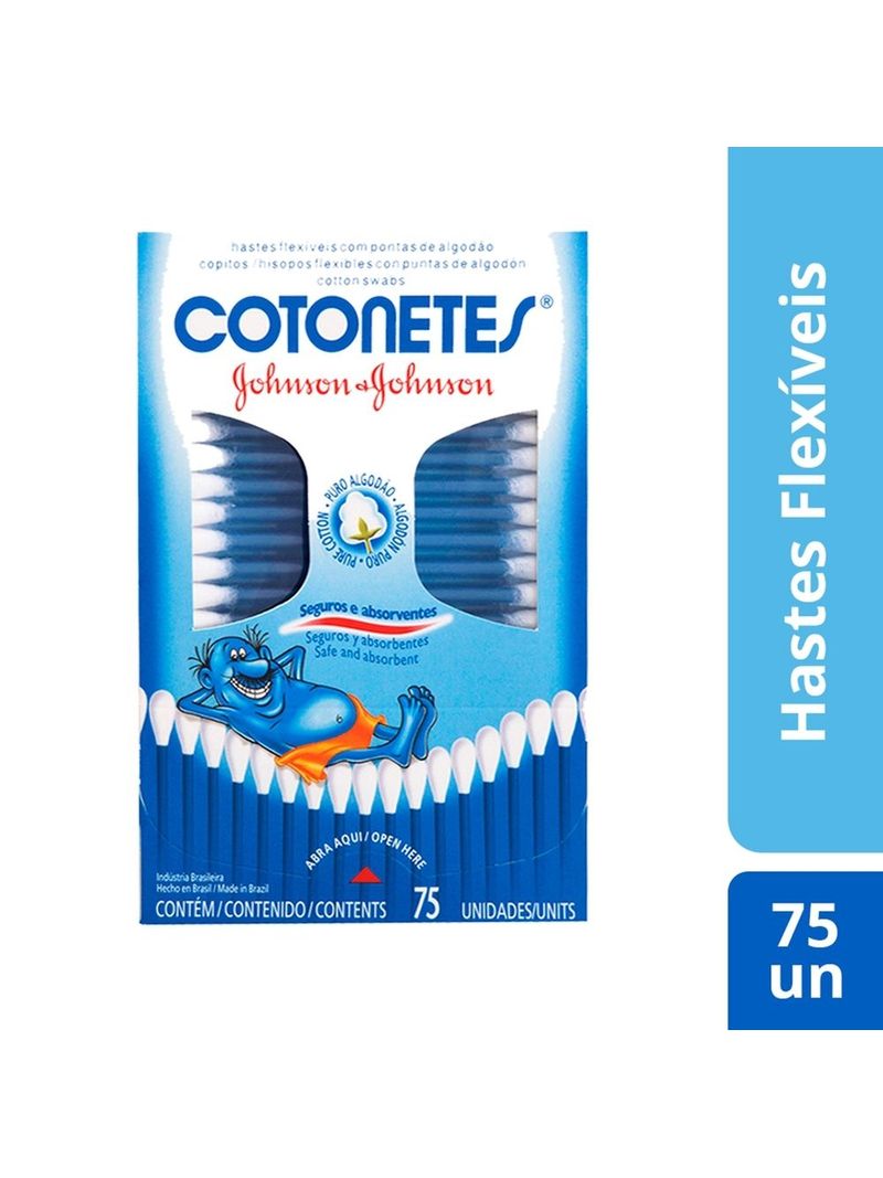 Cotonetes-Johnsons-Com-75-Unidades